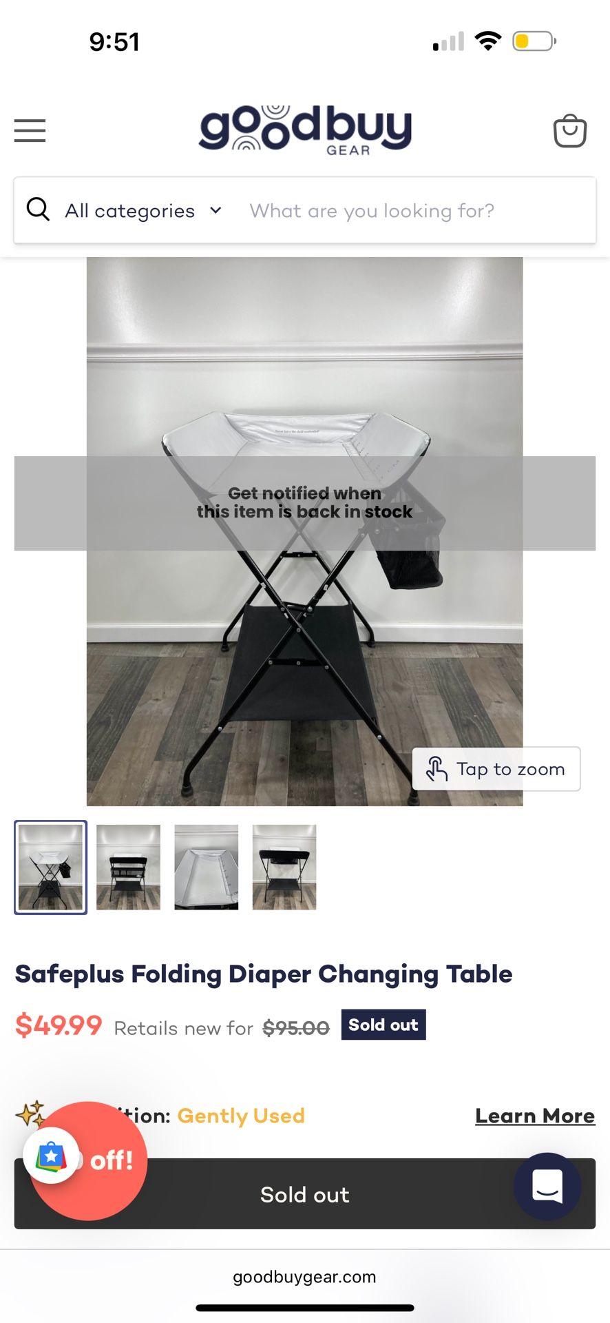 Changing table