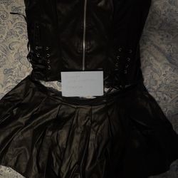 I Heart Raves 2 Piece Corset + Skirt 