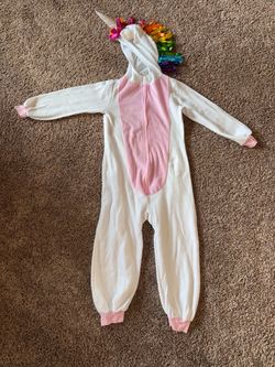 Kids Unicorn One-Piece Costume Pajamas
