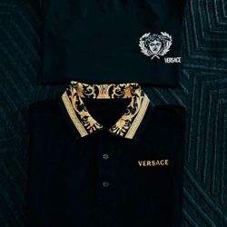 Versace Baroque 2 Shirts Small Men Designer Shirt Dolce,Gucci, Prada, louis vuitton, Armani 