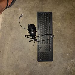 HP Computer keyboard and mouse