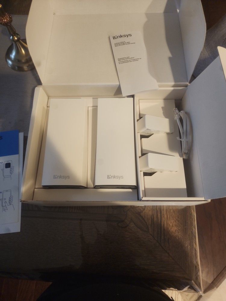 Linksys Atlas Wifi6 Router Mesh 4000 Sqft 3.0 Gbps. 2 Units Pack MX2000 MX2002