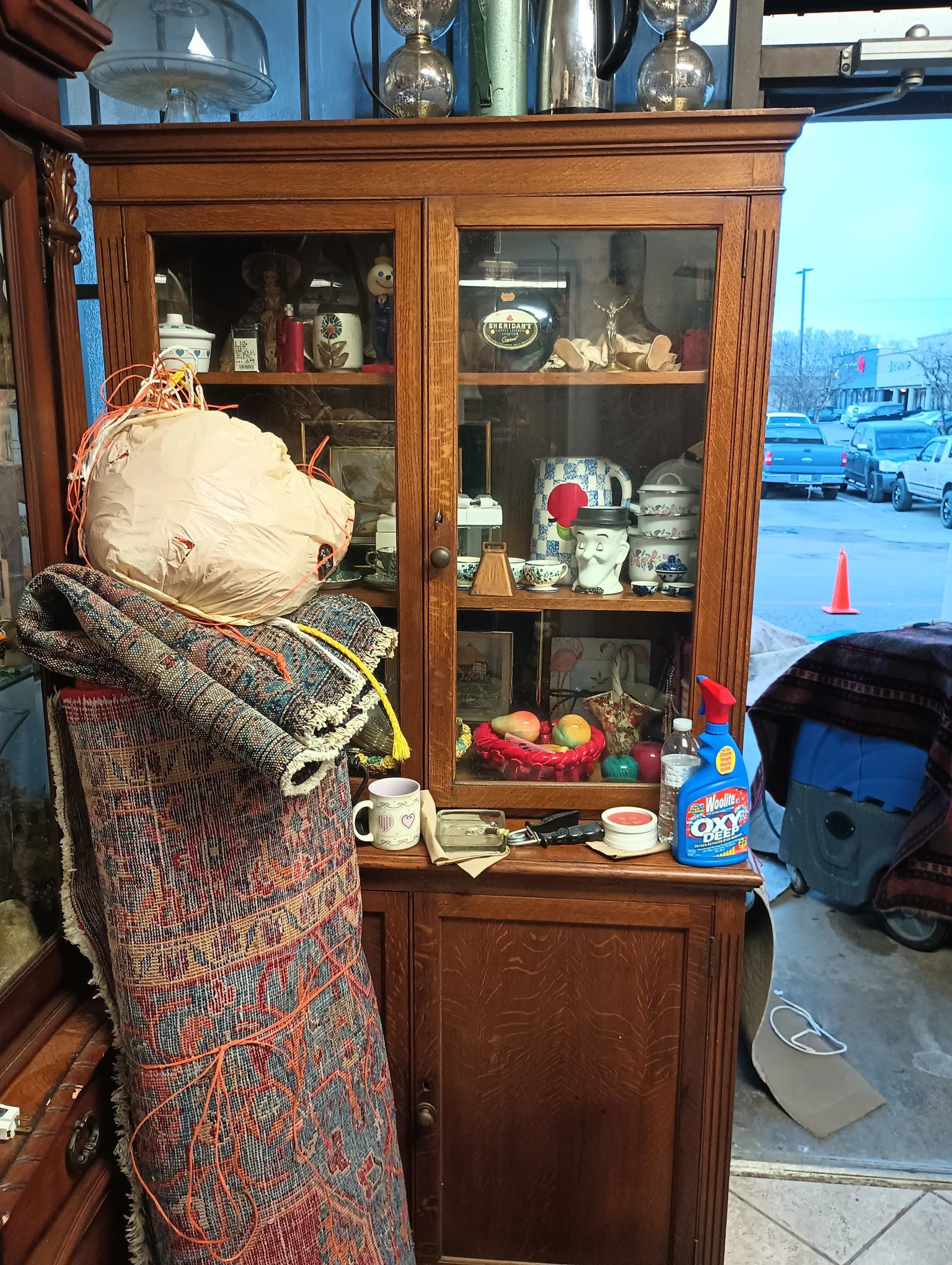 Antique china cabinet