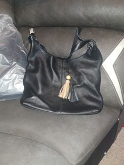 Huntly Leather Black Women Purse