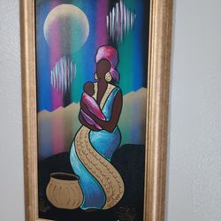 Mobassi African American Mother And Child 