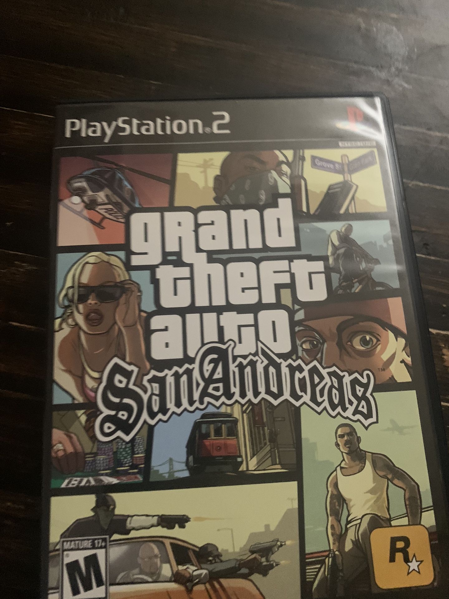 PS2 Grand Theft Auto San Andreas ( with manual ) for Sale in