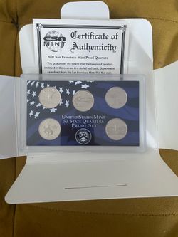 2007 Silver Clad Quarter Set