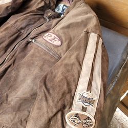 Pacific flyer Suade leather racing Jacket