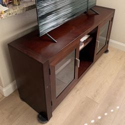 Solid wood TV stand / entertainment center