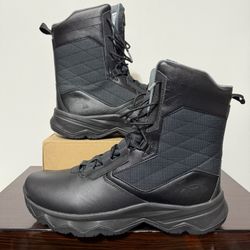Under Armour Stellar G2 Tactical Black Men's Boots (contact info removed)-001 Side Zip Size 14