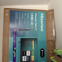 Hisense 58” Less Than 4months Used Bought BRAND NEW