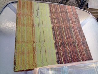 New different pieces of carpets