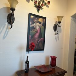 Decor Bundle, 5 Items,  $65 (sconces not included)