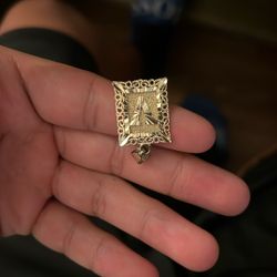 Gold Charm Letter A