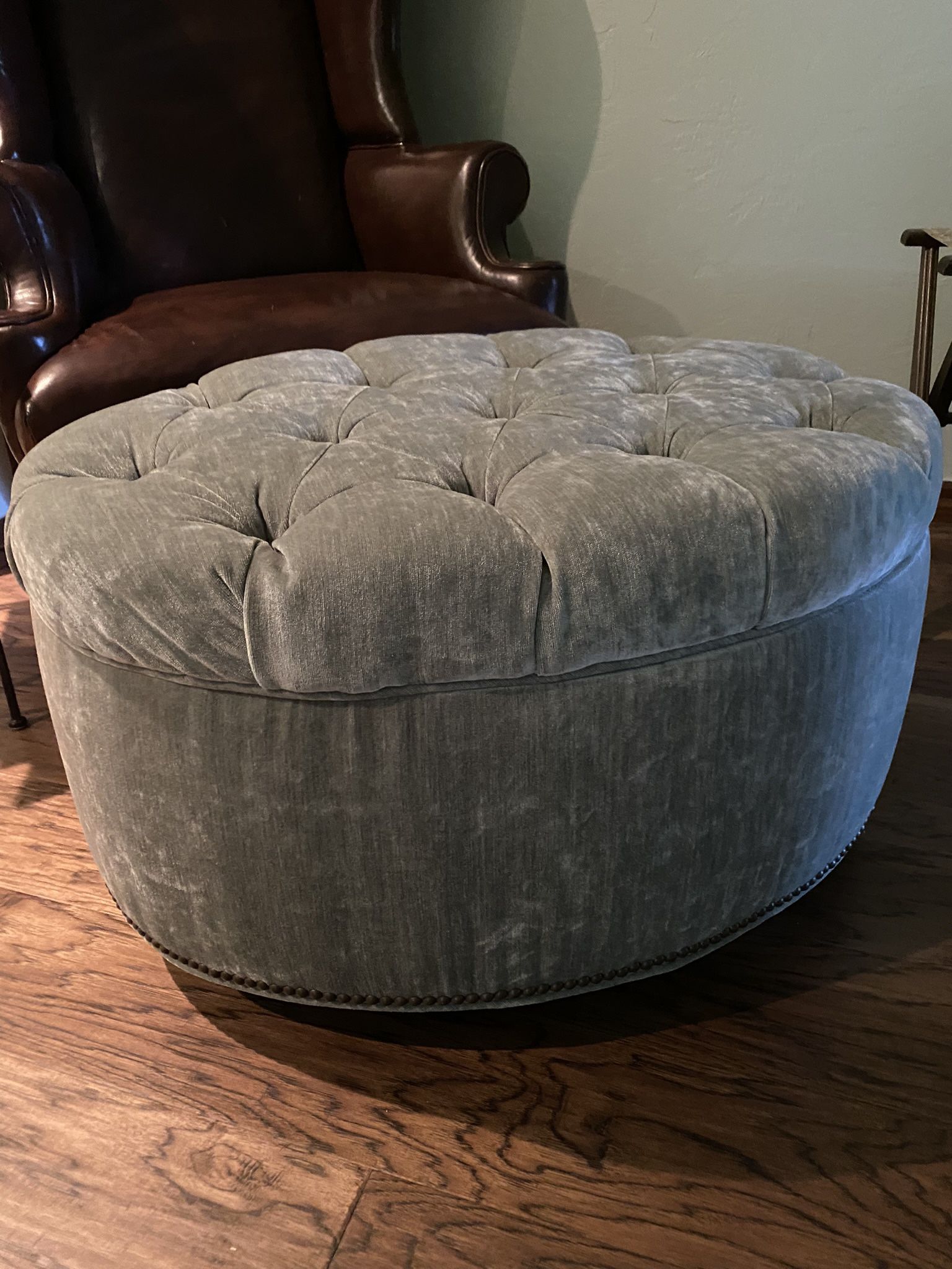Upholstered Ottoman With Storage