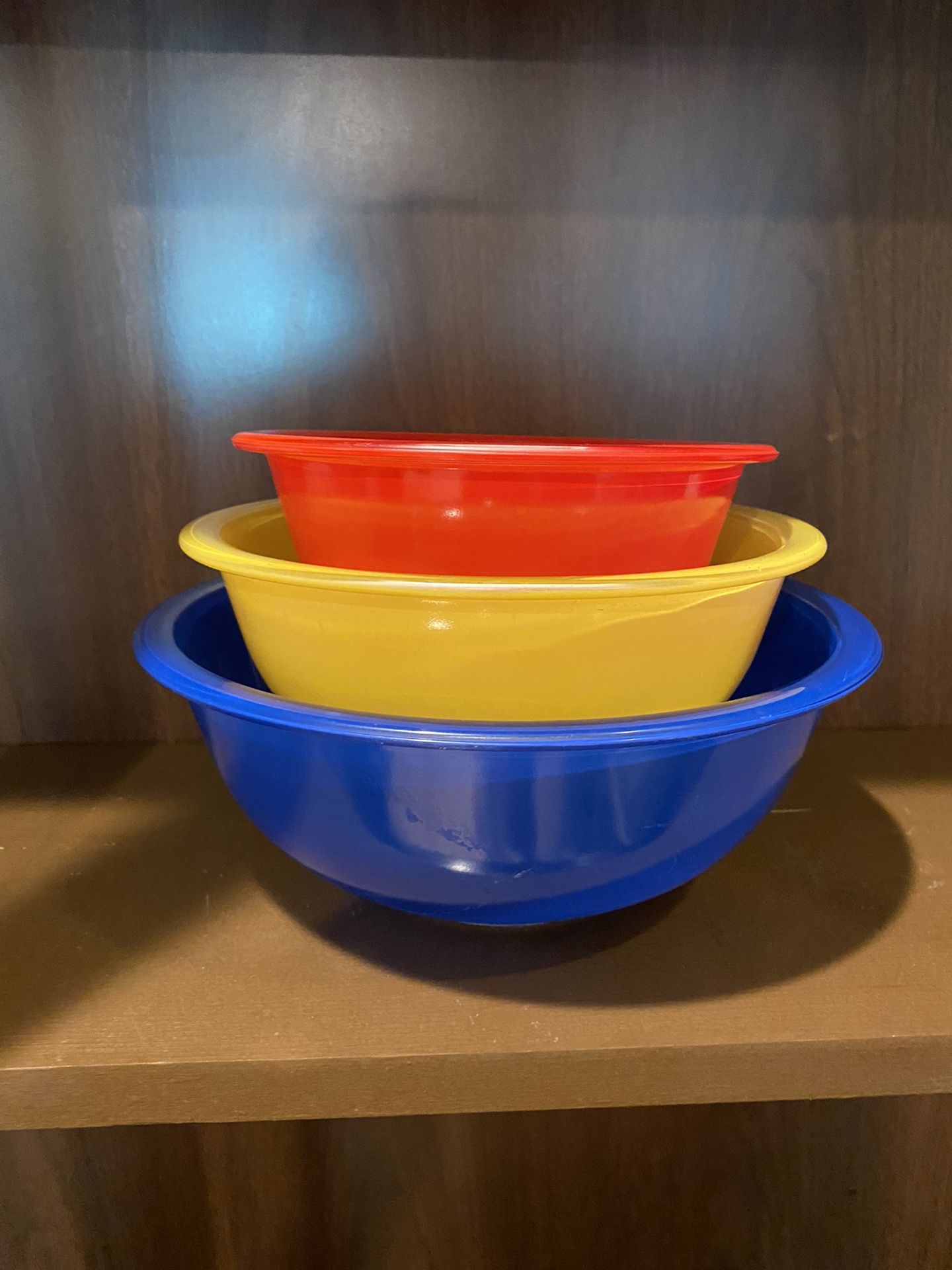 Vintage 1980’s Clear Bottom Pyrex Bowls