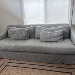 RH Belgian Slope Arm 7’ Sofa $400 OBO
