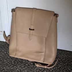 Tan Backpack/Shoulder Bag