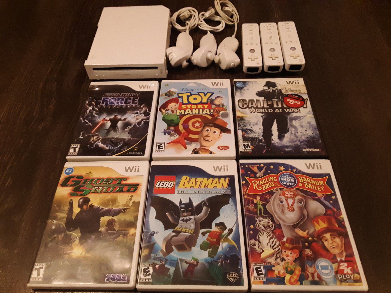 NINTENDO Wii works for $50dlrs