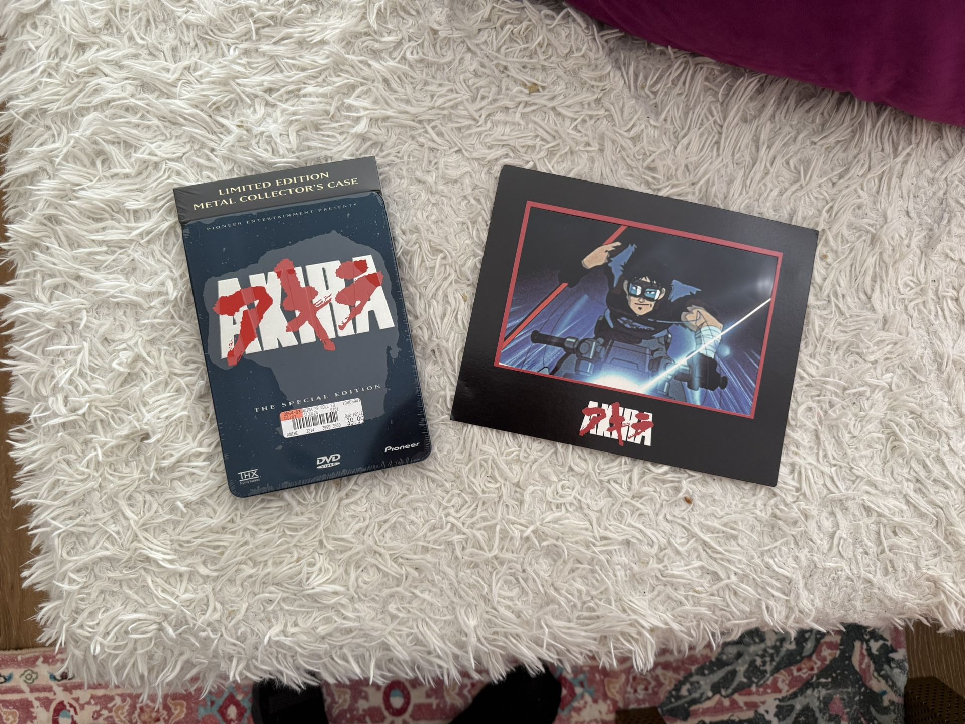 Akira (DVD, 2001, 2-Disc Set, Limited Edition Collectors Tin Special Edition)