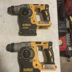 Dewalt 20v SDS Drills Used Works Great Has Hammerdrill , Chipping , And Drill Functions $200 Each 