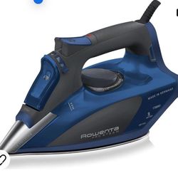 Rowenta Professional 1750-Watts Steam Iron. Paid $150. Made in Germany, Blue