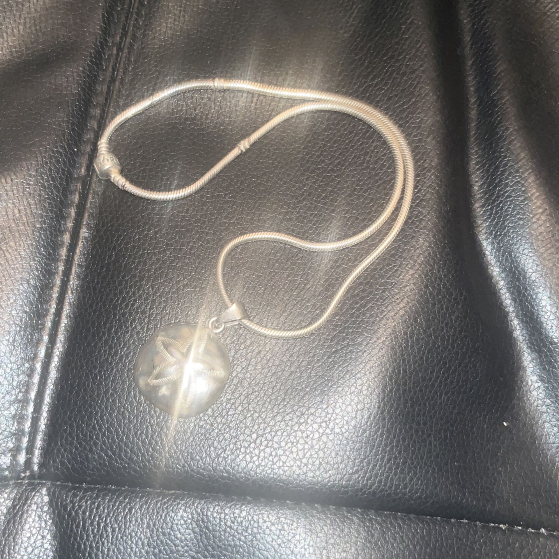 authentic pandora necklace no charm