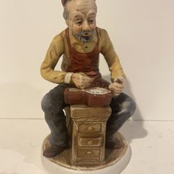 Vintage Clock Maker at Work *FREE SHIPPING*