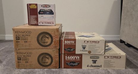 BRAND NEW Stereo Equipment