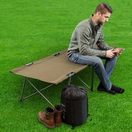 Ozark trail deluxe folding camping cot