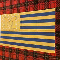 Brand New Michigan Wolverines Flag 
