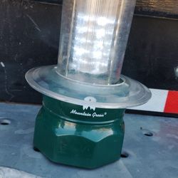 Mountain Green Camping Lamp. Turn On $20 Cash 