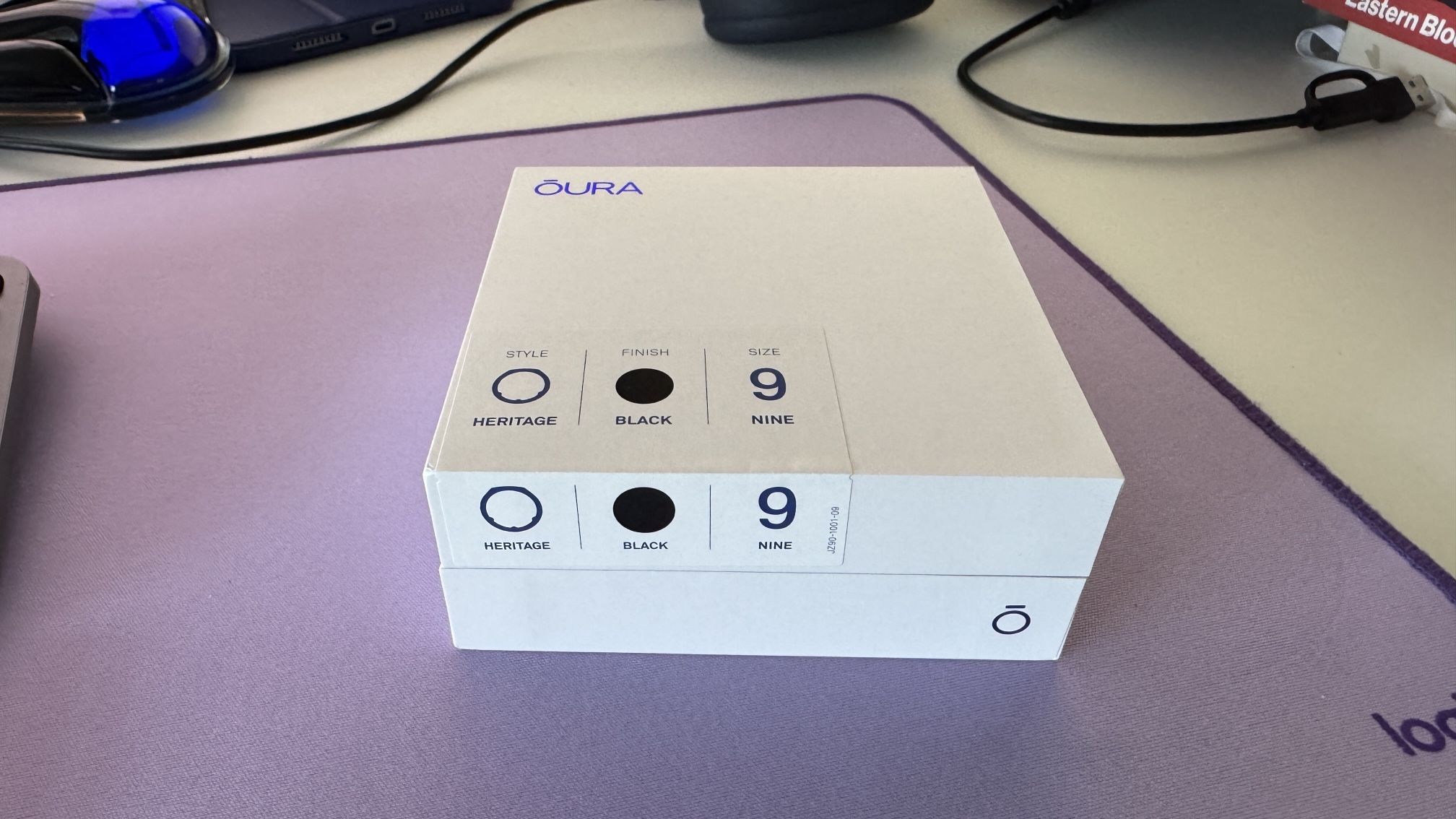 Oura Heritage 3 Smart Ring Size 9