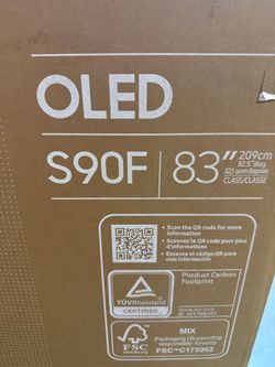 Samsung 83-Inch Class S90F Smart TV (2025 Model, 83S90F), NQ4 Gen3 Processor, Upscaling Pro, HDR+, Motion Xcelerator 144Hz, Vision, Alexa Built-in, 4K