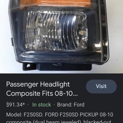 Ford F-250 Headlights