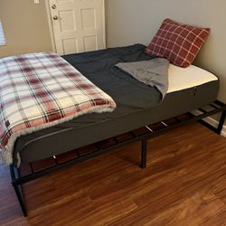 Full Memory Foam Mattress and Queen Bed Frame