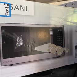 21 in. 1.1 cu. ft. 1000-Watt Countertop Microwave Oven in Fingerprint Resistant Stainless Steel and Bar handle