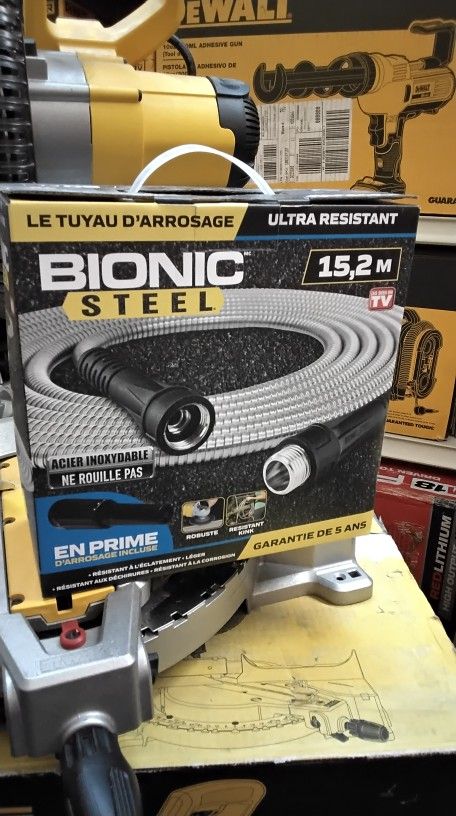 BIONIC STEEL GARDEN HOSE 50FT HEAVY-DUTY 