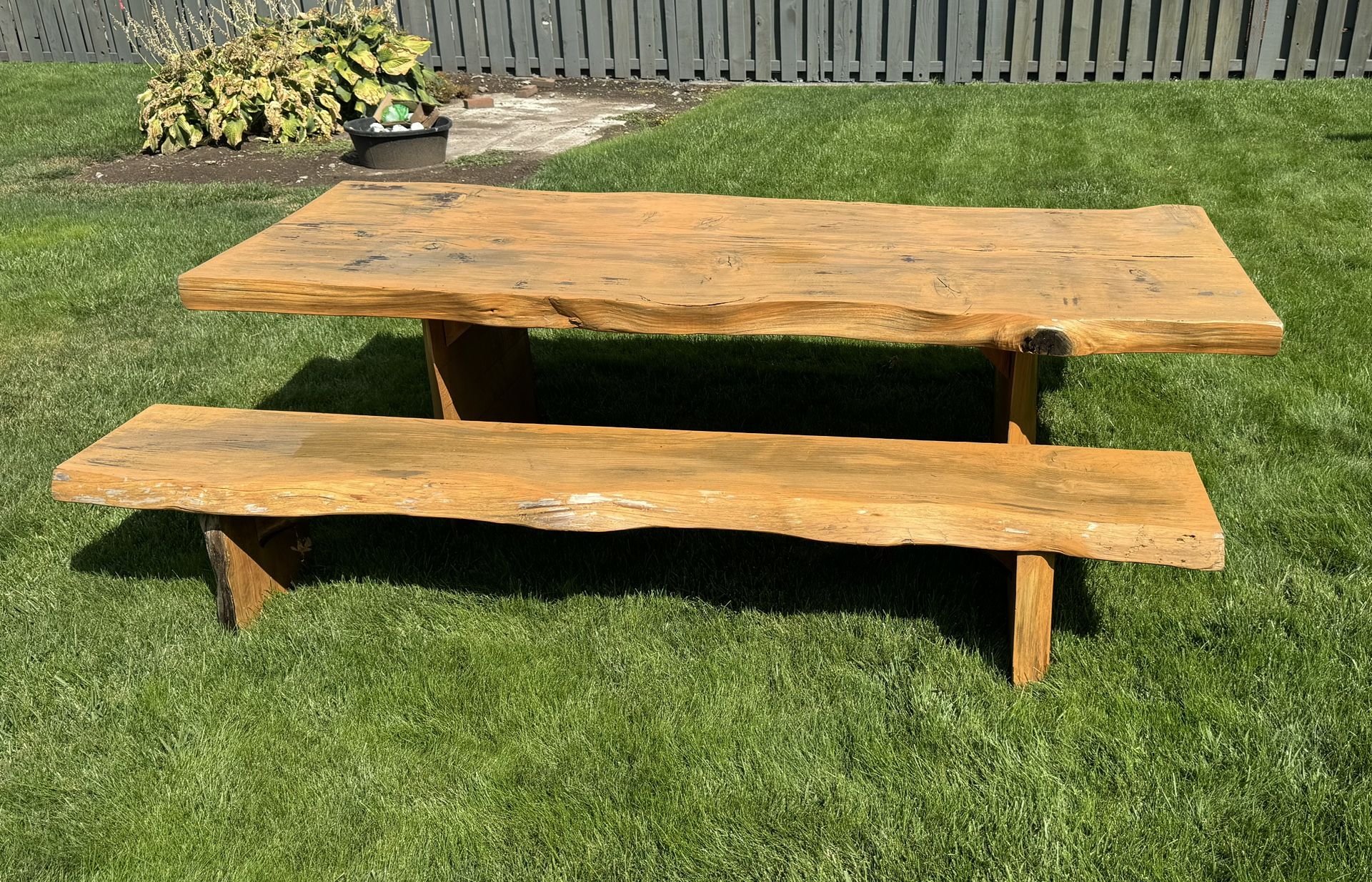 Live Edge Outdoor Table