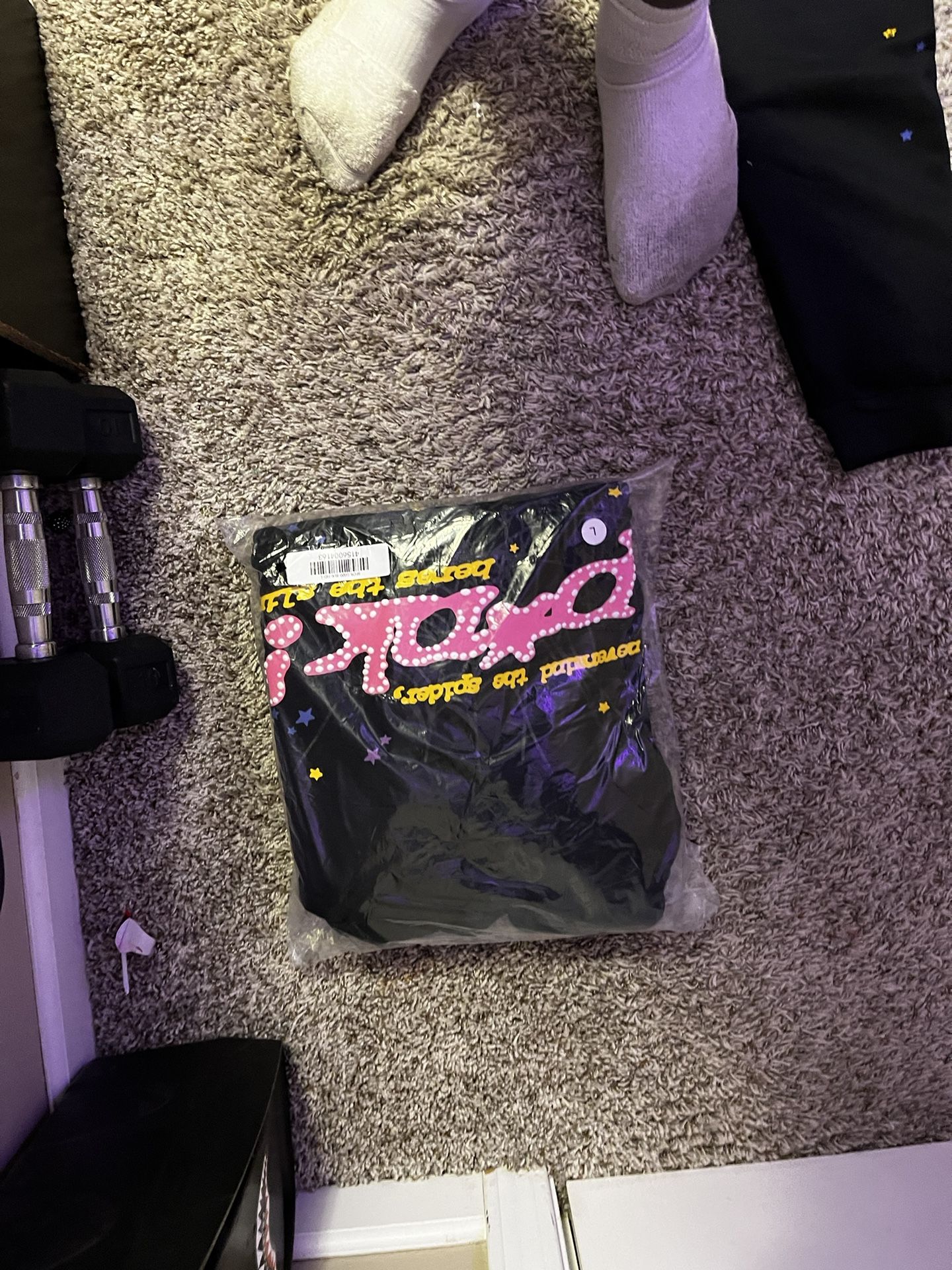 Spider Hoodie Black