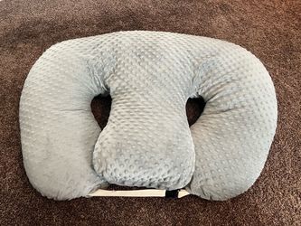 Twin Baby Nursing Pillow Light Blue