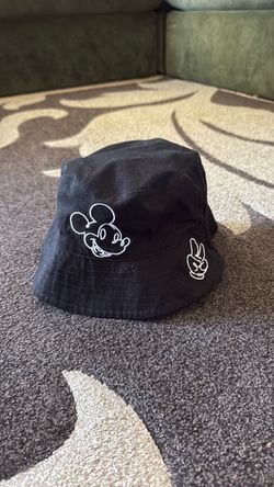 Mickey Mouse Black Bucket Hat