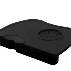 NEW! Silicone Espresso Coffee Tamper Mat - 7"x5" Black