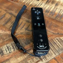 Black OEM Nintendo Wii Remote Motion Plus Controller RVL-036