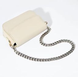 Silver Metal Purse, Chain, Shoulder, Crossbody, Replacement Strap Sz Lg, 120cm