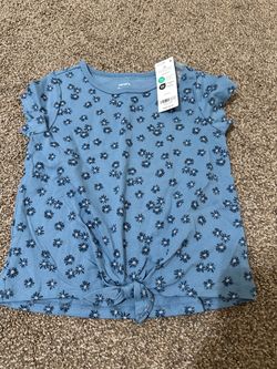 Carter's 3T Floral Tie-Front T-Shirt