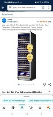 Velivi Wine Refrigerator