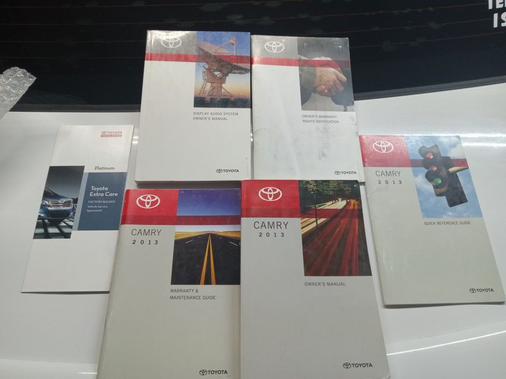 2013 Toyota Camry OEM Owners Manual