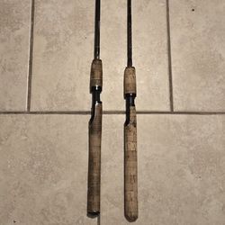 Medium action Bass Pro Shops Pro Qualifier and Browning Spinning rods ( Read description )