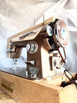 Vintage Emdeko JA-21 All-Metal Sewing Machine - Fully Serviced Workhorse!